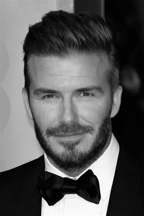 Slicked Back Undercut David Beckham