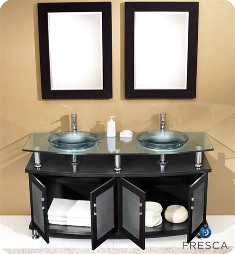 It has a rating of 4.1 with 390 reviews. 60" Double Modern Bathroom Vanity with Faucet and Linen ...
