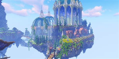 Minecraft Design Ideas For Sky Fortresses And Cloud Cities