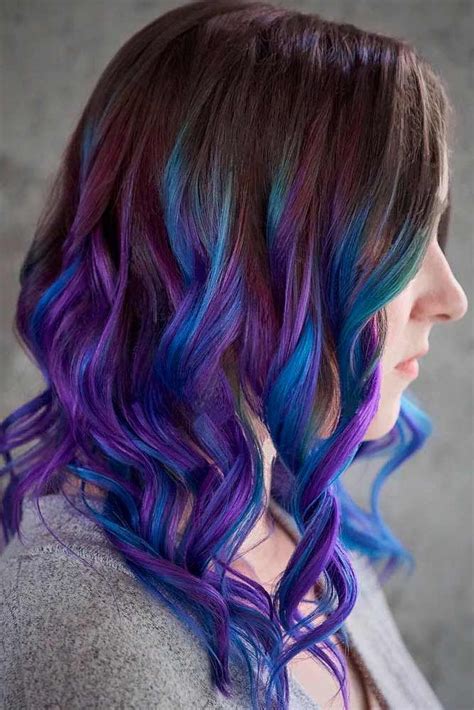 24 Blue And Purple Hair Looks That Will Amaze You Colored Hair Tips