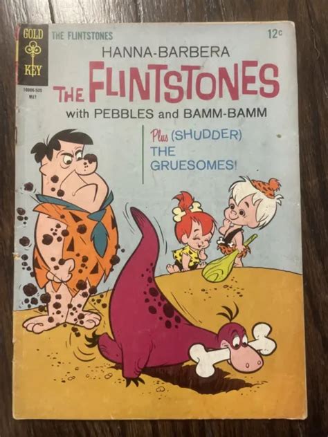 Gold Key Hanna Barbera The Flintstones Comic Book Pebbles Bamm Bamm