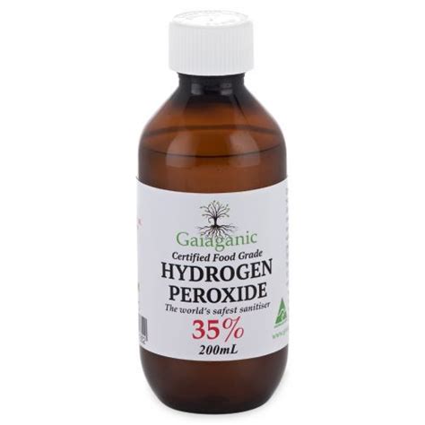 Hydrogen Peroxide Food Grade 35 500ml Good N Natural