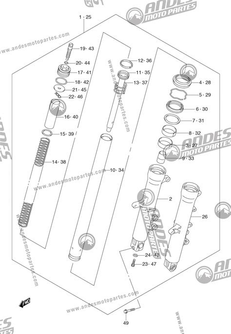 Front Fork Damper Dl V Strom Suzuki