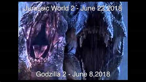 Three years after the demise of jurassic world, a volcanic eruption threatens the remaining dinosaurs on the isla nublar, so claire dearing, the former park manager, recruits owen grady to help prevent the extinction of the dinosaurs once again. Jurassic World 2 Release Date!! Bad News For Godzilla 2 ...