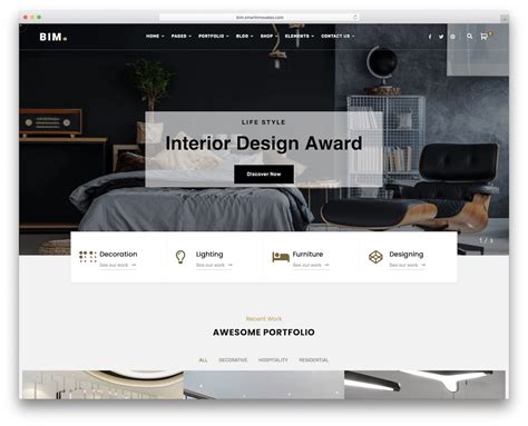 Bim Interior Design Wordpress Theme 