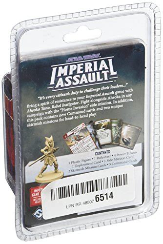 Star Wars Imperial Assault Board Game Ahsoka Tano Ally Pack Epic Sci Fi Miniatures Strategy