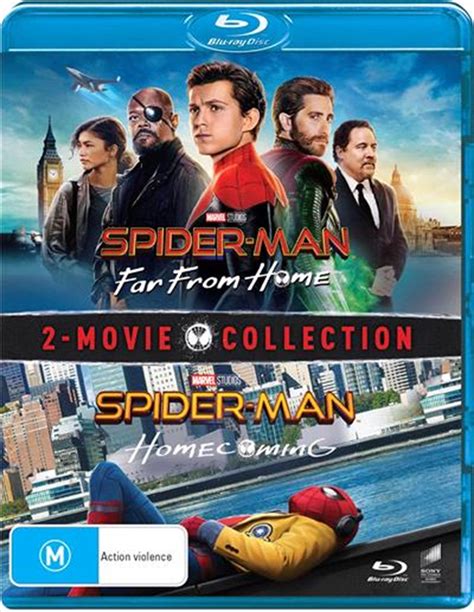 Buy Spider Man Homecoming Far From Home Double Pack On Blu Ray Sanity