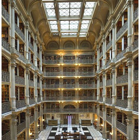 George Peabody Library Johns Hopkins University Baltimore Md