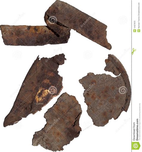 Rusty Metal Fragments Stock Image Image Of Aged Plate 14427873
