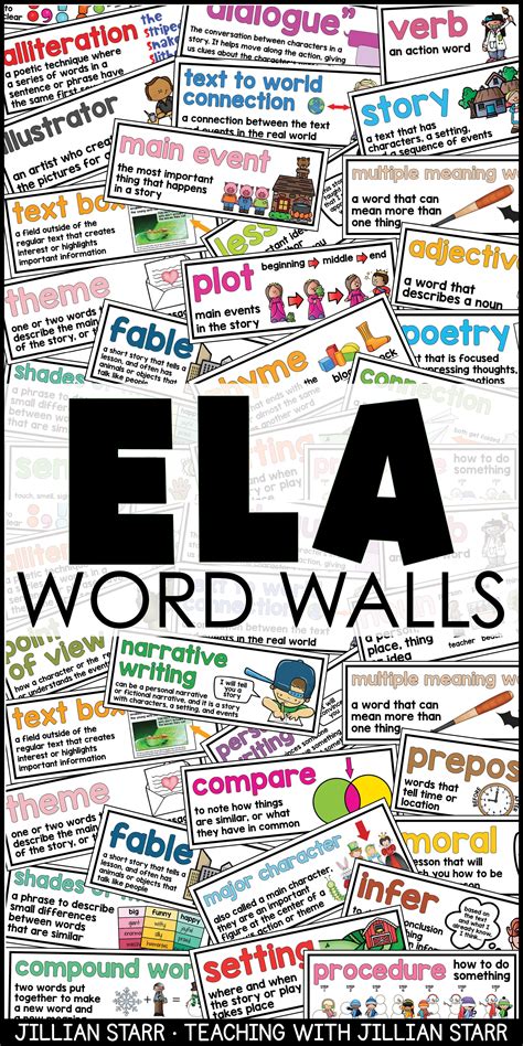 Ela Word Wall Word Wall Ela Vocabulary Vocabulary Word Walls
