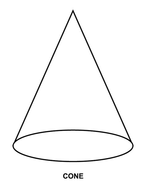 By downloading from my site you agree to the following: 13 Best Images of Cone Shape Worksheet Kindergarten - 3D ...