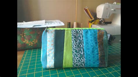 so sew easy cosmetic bag using up leftovers youtube
