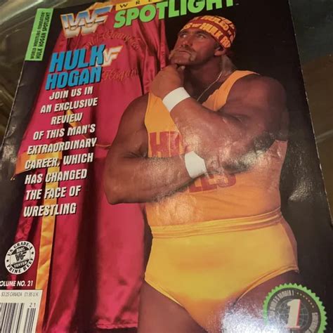 Hulk Hogan Spotlight Magazine Wwf Wrestling Limited Rare No Posters 14