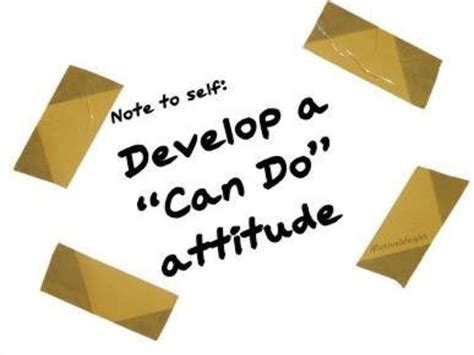 A Can Do Attitude