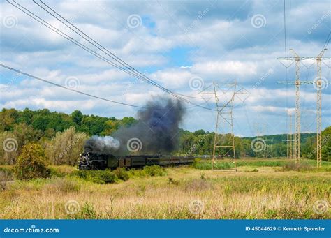 Steam Train Passing Editorial Stock Image Image Of Existence 45044629