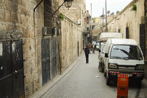Street In Aleppo Syria Before Civil War Editorial Stock Photo Image