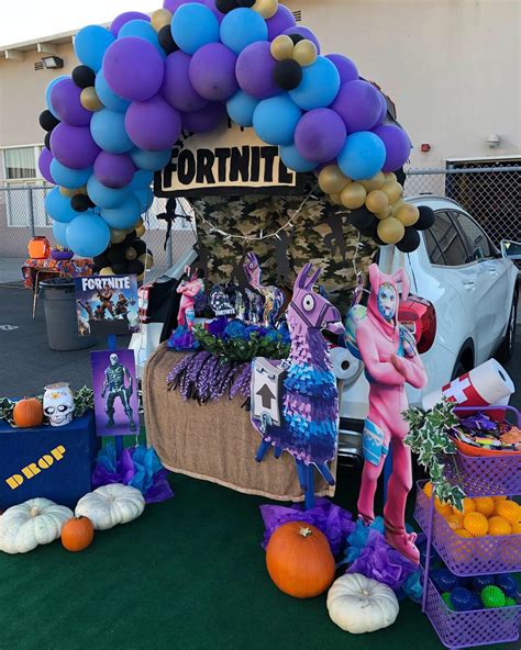Fortnite Halloween Trunk Or Treat Hawaiian Birthday Party Th Hot Sex Picture