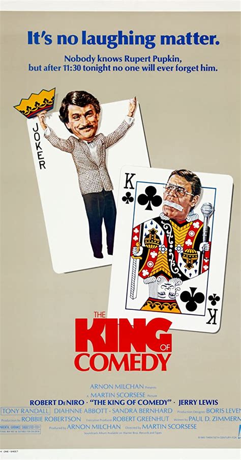 (1) nos complace informar que ya se puede ver la película the new king of comedy de forma online, esperamos que haya sido de tu agrado y que la hayas podido ver con facilidad. The King of Comedy (1982) - IMDb