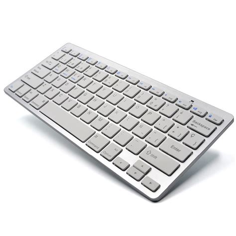 78 Keys Spanish English Wireless Keyboard Bluetooth Keyboard Universal