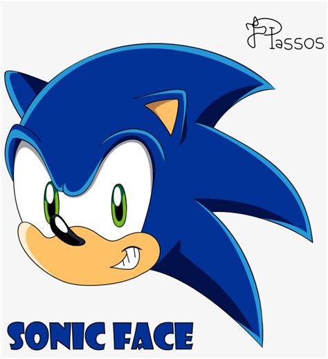 Sonic The Hedgehog Cartoon Face