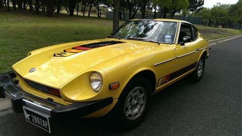 Purchase Used 1977 Datsun 280z Zap Edition Yellow Original 80k Miles Nissan Extra Set Decals In