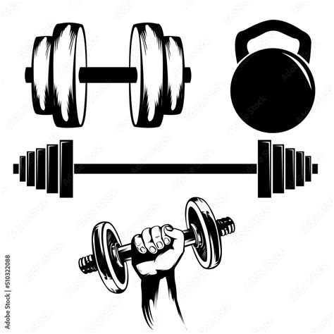 Vecteur Stock Fitness Svg A Weight Lifting Svg Exercise Svg Crossfit