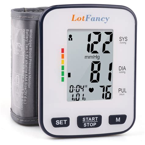 Wrist Blood Pressure Cuff Monitor Machine With Portable