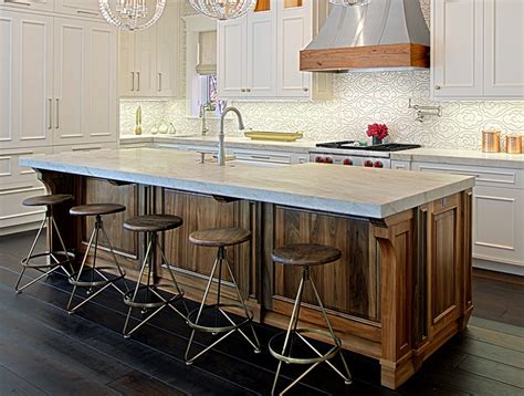 Large Profile Kitchen Island Counter Tops Benvenuti And Stein