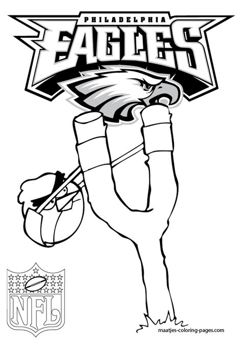 Philadelphia Eagles Coloring Pages Clip Art Library