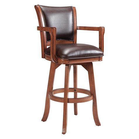 Bar stools are on sale every day at cymax! Hillsdale Park View 30 in. Swivel Bar Stool with Arms ...