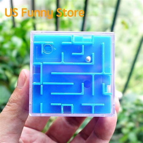 Mini Size 3d Labyrinth Maze Intellect Toys For Children Fun Handheld
