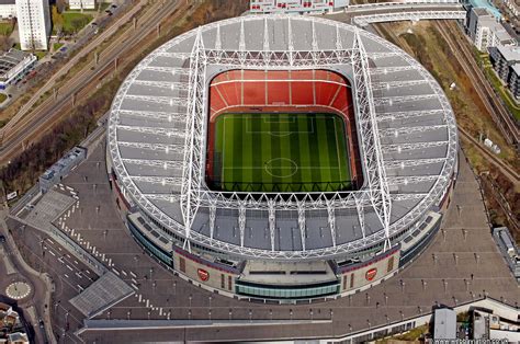 Emirates Stadium London From The Air Aerial Photographs Of Great