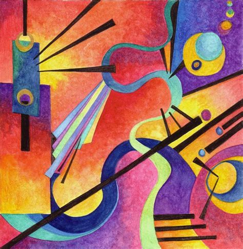 Kandinsky Reinterpretato Dagli Alunni Della Primaria Leco Della Città