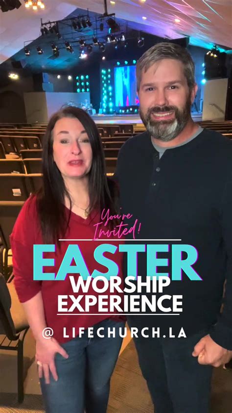 come see us on easter sunday our services are about 1 hour and 15 minutes long we have an