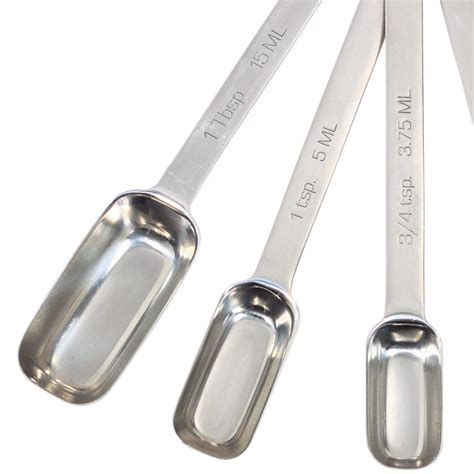 Measuring Spoons Masterclass Stainless Steel Little Green Shop
