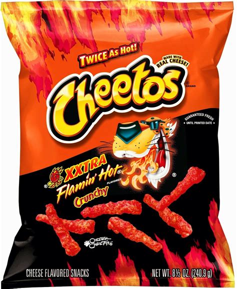 Cheetos Crunchy Xxtra Flamin Hot Cheese Grelly Usa