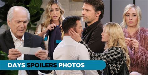 Days Spoilers Photos Big Confrontations And Mini Breakdowns