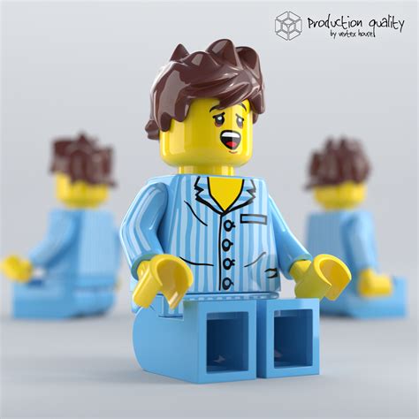 Lego Sleepyhead Figure 3d Turbosquid 1163161
