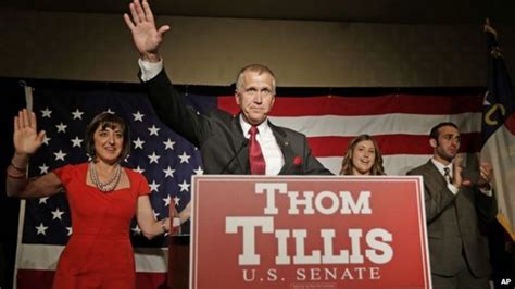 Thom Tillis Wins North Carolina Republican Primary Election Bbc News