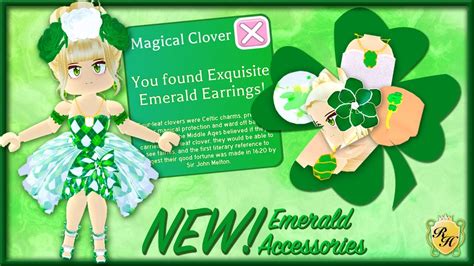 New Emerald Jewelry Free Accessories At The End Of The Rainbow In