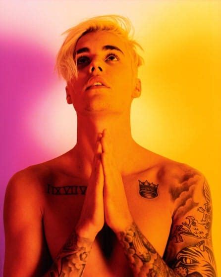 Justin Bieber Strips Down And Shows Off His Ink For I D Look Towleroad Gay News