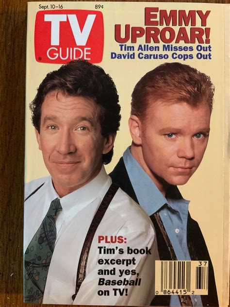 Tv Guide Magazine September 10 16 1994 Emmy Uproar Tim Allen And David