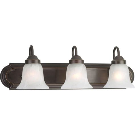 Maybe you would like to learn more about one of these? Progress Lighting 3-Light Antique Bronze Vanity Light with ...