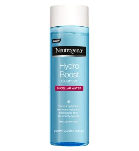 For hydrated and supple skin, new neutrogena® hydro boost® water gel cleanser. Neutrogena Hydro Boost Micellar Water Cleanser 200ml - Be ...