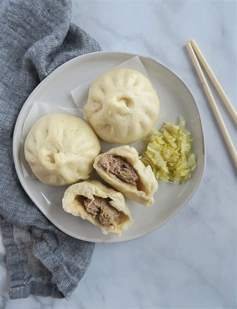 Sauerkraut And Pork Steamed Buns Baozi 包子 • Cooking In Chinglish