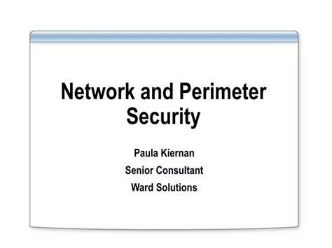 Ppt Network And Perimeter Security Powerpoint Presentation Free