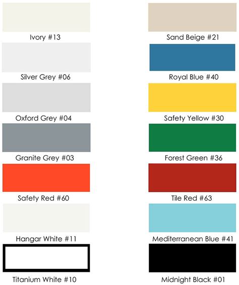 Sika Epoxy Flooring Color Chart Flooring Guide By Cinvex