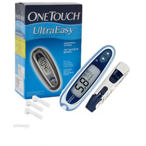 One Touch Ultra Easy Blood Glucose Monitoring Meter Shopee Malaysia