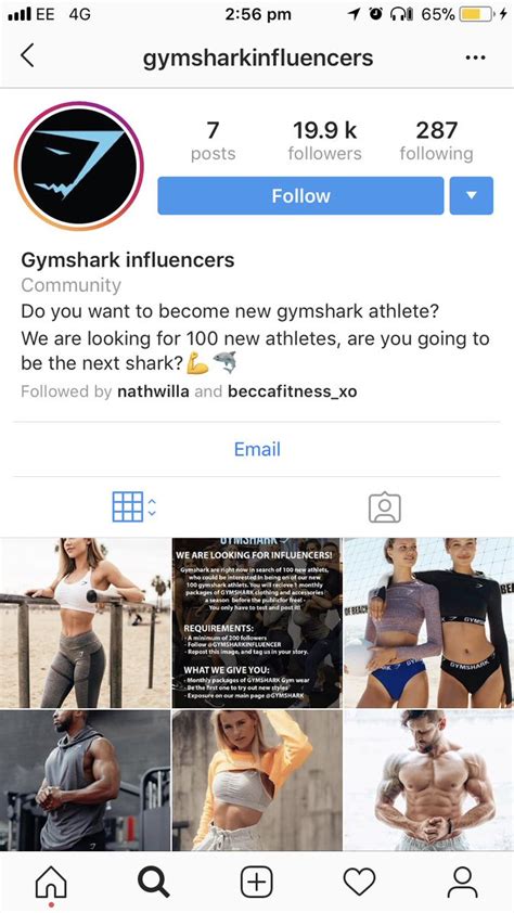 Gymshark On Twitter Hey We Can Confirm That The Gymshark Influencers Page Is Fake Please Do