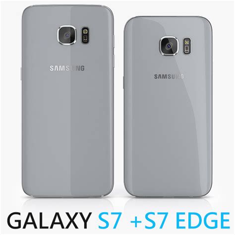 Samsung Galaxy S7 Edge Titanium 3d Model 39 3ds Fbx Lwo Ma Obj